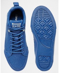 dunkelblaue Turnschuhe von Converse