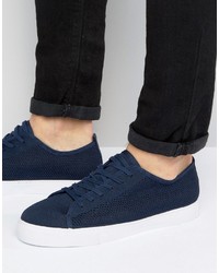 dunkelblaue Turnschuhe von Asos