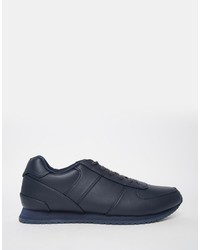 dunkelblaue Turnschuhe von Asos