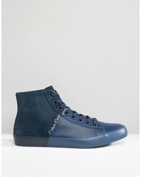 dunkelblaue Turnschuhe von Calvin Klein