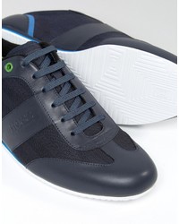 dunkelblaue Turnschuhe von Boss Green