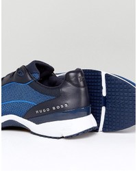 dunkelblaue Turnschuhe von Boss Green