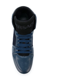 dunkelblaue Turnschuhe von Versace