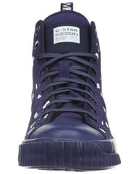 dunkelblaue Turnschuhe von G-Star Raw