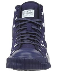 dunkelblaue Turnschuhe von G-Star Raw