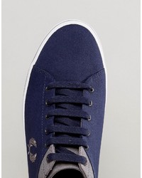 dunkelblaue Turnschuhe von Fred Perry