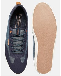 dunkelblaue Turnschuhe von Jack and Jones