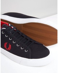 dunkelblaue Turnschuhe von Fred Perry