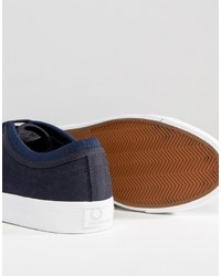 dunkelblaue Turnschuhe von Fred Perry