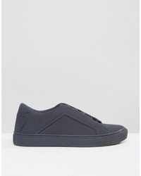 dunkelblaue Turnschuhe von Asos