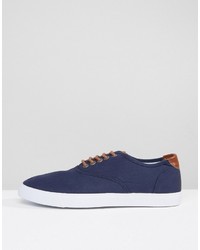 dunkelblaue Turnschuhe von Asos