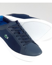 dunkelblaue Turnschuhe von Lacoste