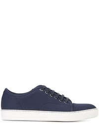 dunkelblaue Turnschuhe von Lanvin