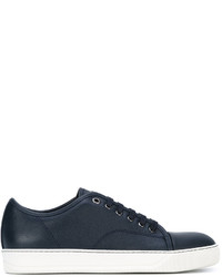 dunkelblaue Turnschuhe von Lanvin