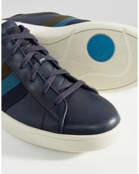 dunkelblaue Turnschuhe von Paul Smith