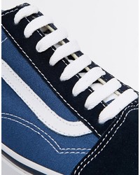 dunkelblaue Turnschuhe von Vans