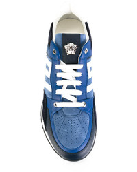 dunkelblaue Turnschuhe von Versace