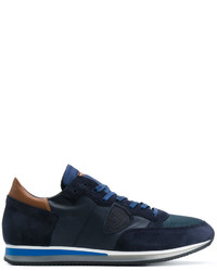 dunkelblaue Turnschuhe von Philippe Model