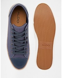 dunkelblaue Turnschuhe von Aldo