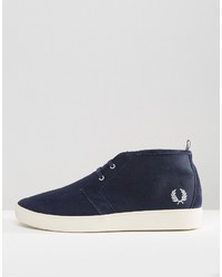 dunkelblaue Turnschuhe von Fred Perry