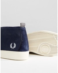 dunkelblaue Turnschuhe von Fred Perry