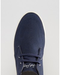 dunkelblaue Turnschuhe von Fred Perry