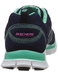 dunkelblaue Turnschuhe von Skechers