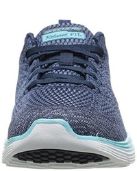 dunkelblaue Turnschuhe von Skechers