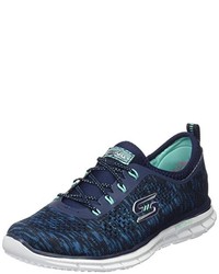 dunkelblaue Turnschuhe von Skechers