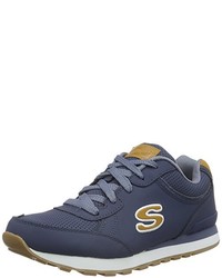 dunkelblaue Turnschuhe von Skechers