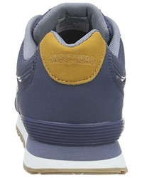 dunkelblaue Turnschuhe von Skechers