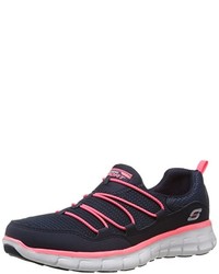 dunkelblaue Turnschuhe von Skechers