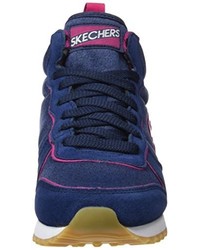 dunkelblaue Turnschuhe von Skechers (SKEES)