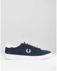 dunkelblaue Turnschuhe von Fred Perry