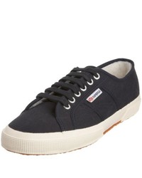 dunkelblaue Turnschuhe von Superga