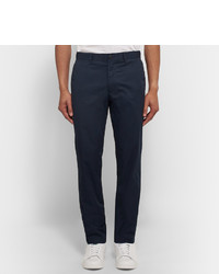 dunkelblaue Twill Chinohose von Club Monaco