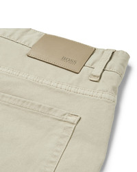 dunkelblaue Twill Chinohose von Hugo Boss