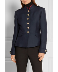 dunkelblaue Twilljacke von Burberry