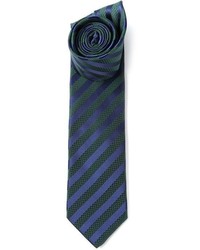 dunkelblaue und grüne Krawatte