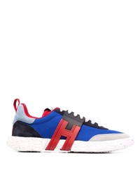 dunkelblaue und rote Sportschuhe von Hogan