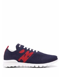 dunkelblaue und rote Sportschuhe von Kiton