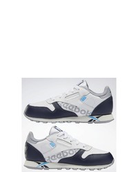 dunkelblaue und weiße hohe Sneakers von Reebok Classic