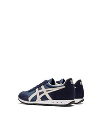 dunkelblaue und weiße niedrige Sneakers von Onitsuka Tiger