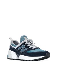 dunkelblaue und weiße Sportschuhe von New Balance