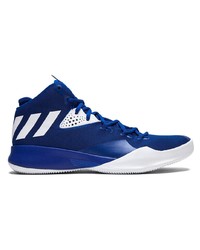 dunkelblaue und weiße Sportschuhe von adidas