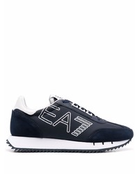 dunkelblaue und weiße Sportschuhe von Ea7 Emporio Armani