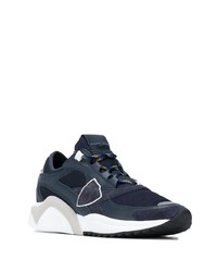 dunkelblaue und weiße Sportschuhe von Philippe Model Paris