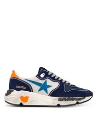 dunkelblaue und weiße Sportschuhe von Golden Goose