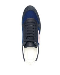 dunkelblaue und weiße Sportschuhe von Bally