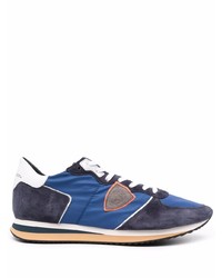 dunkelblaue und weiße Sportschuhe von Philippe Model Paris